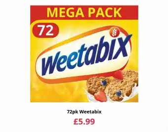 Farmfoods 72pk weetabix offer