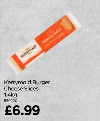 Bestway Kerrymaid burger cheese slices 1.4kg offer