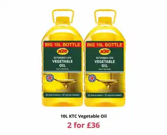 Farmfoods 10l ktc vegetable oil offer