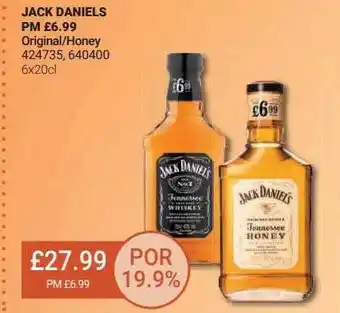 Bestway Jack daniels original honey offer