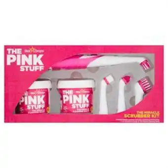 Home Bargains Stardrops the pink stuff the miracle scrubber kit offer