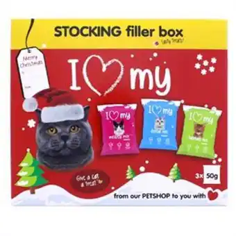 Home Bargains I love my cat stocking filler box (case of 16) offer