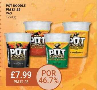 Bestway Pot noodle offer