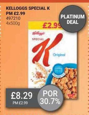 Bestway Kelloggs special k offer