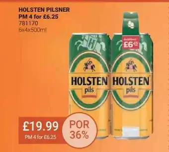 Bestway Holsten pilsner offer