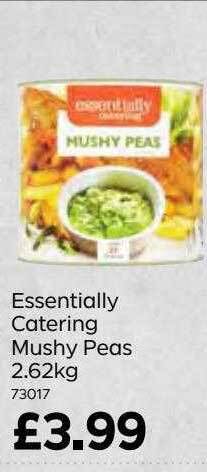 Bestway Essentially catering mushy peas offer