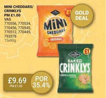 Bestway Mini cheddars crinklys offer