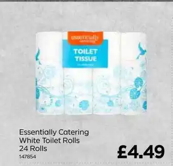 Bestway Essentially catering white toilet rolls 24 rolls offer