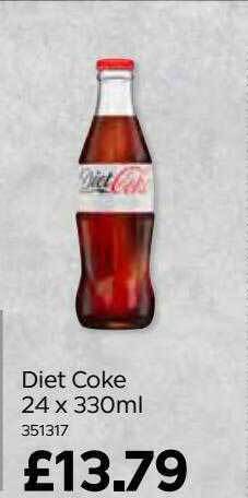 Bestway Diet coke 24 x 330ml offer