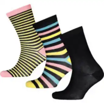 TK Maxx Three pack multicolour stripe socks offer