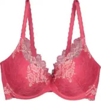 TK Maxx Pink & white lace perfection plunge push up bra offer