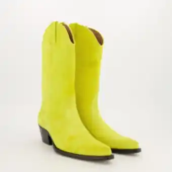 TK Maxx Yellow suede cowboy boots offer
