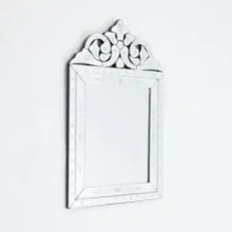 TK Maxx Silver tone venetian mirror 61x40cm offer