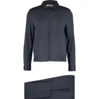 Grey checked two piece suit
