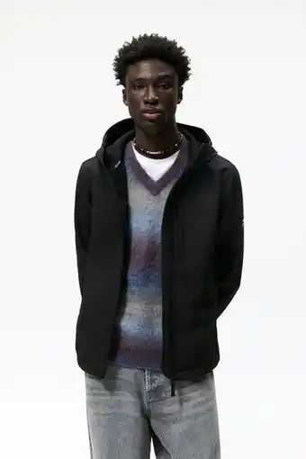ZARA Hooded technical jacket offer