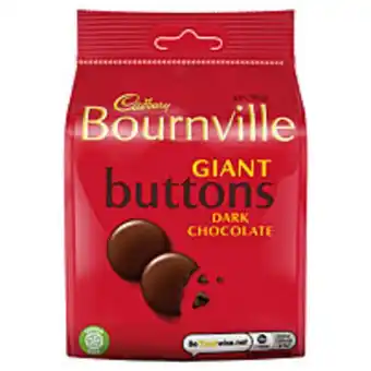 McColl's Cadbury bournville giant buttons pouch 110g offer