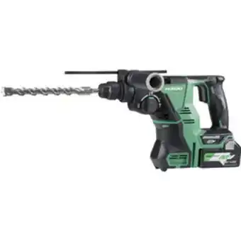 Toolstation Hikoki dh36dpa 36v multivolt brushless rotary sds plus 28mm hammer drill 2 x 2.5ah multivolt offer