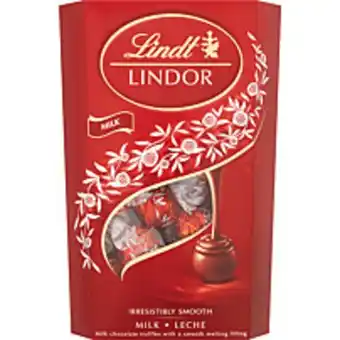 McColl's Lindt lindor milk chocolates 337g offer