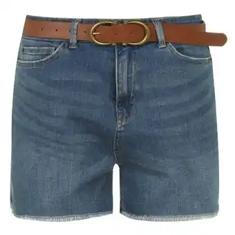 Sports Direct Soulcal belt boyfriend shorts ladies offer