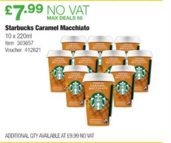 Costco Starbucks caramel macchiato offer