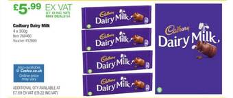 Costco Cadbury dairy milk offer