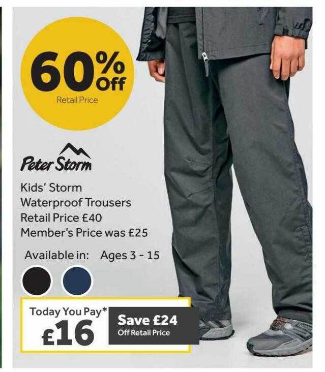 Peter storm kids' storm waterproof 