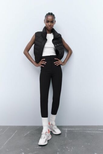 ZARA Water-repellent puffer gilet offer