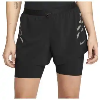 Alpinetrek Nike - women's dri-fit run division 2-in-1 running shorts - running shorts size xs, black offer