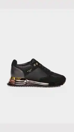 Choice Mallet lux gas midnight gold trainer - black and gold - mens, black and gold offer