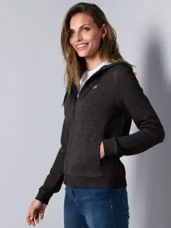Sweat jacket hood lacoste black size: 10