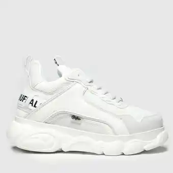Schuh Buffalo london white chai vegan trainers, size: 6 offer