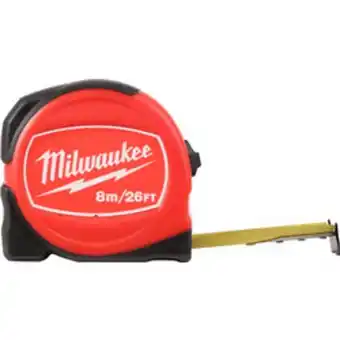 Toolstation Milwaukee slim tape measure 8m/26ft offer