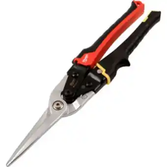 Milwaukee long cut aviation snips straight
