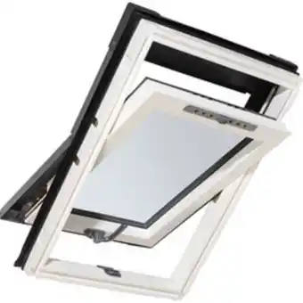 Toolstation Manual centre pivot clear glazed roof window 540 x 980mm offer