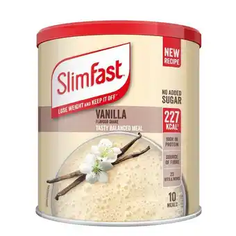 Lloyds Pharmacy Slimfast vanilla flavour powder offer
