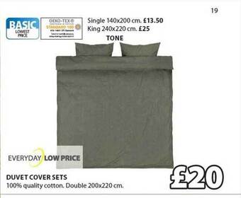 JYSK Duvet cover sets offer