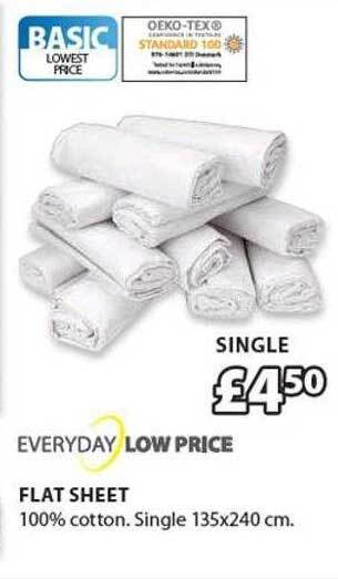 JYSK Flat sheet offer