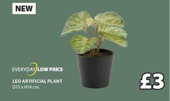 JYSK Leo artificial plant offer
