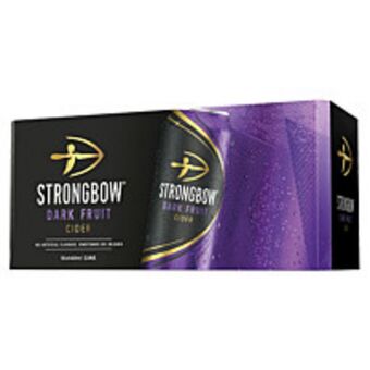 Strongbow dark fruit cider 10x440ml