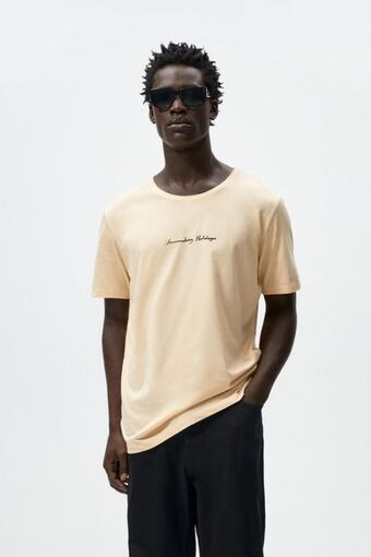 ZARA Slogan print t-shirt offer