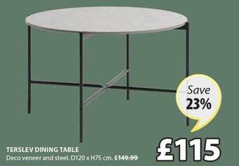 JYSK Terslev dining table offer