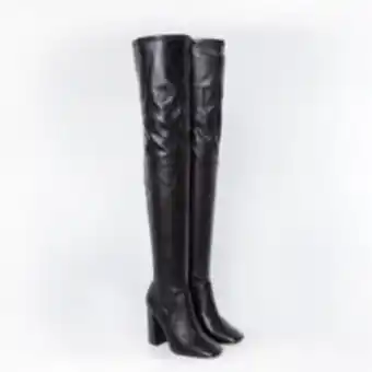 TK Maxx Black thigh high heeled boots offer