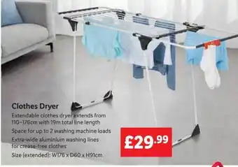 Lidl Clothes dryer offer
