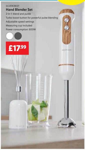 Lidl Hand blender set offer