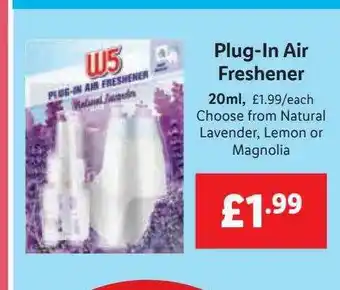 Lidl Plugin air freshener offer