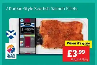 Lidl 2 koreanstyle scottish salmon fillets offer