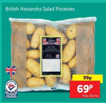 Lidl British alexandra salad potatoes offer