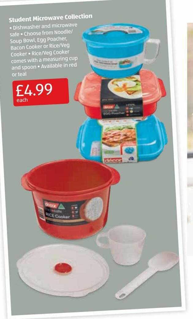 Student microwave collection offer at Aldi
