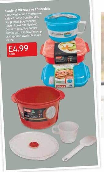 Aldi Student microwave collection offer