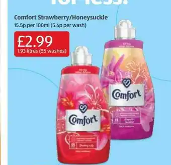 Aldi Comfort strawberry-honeysuckle offer